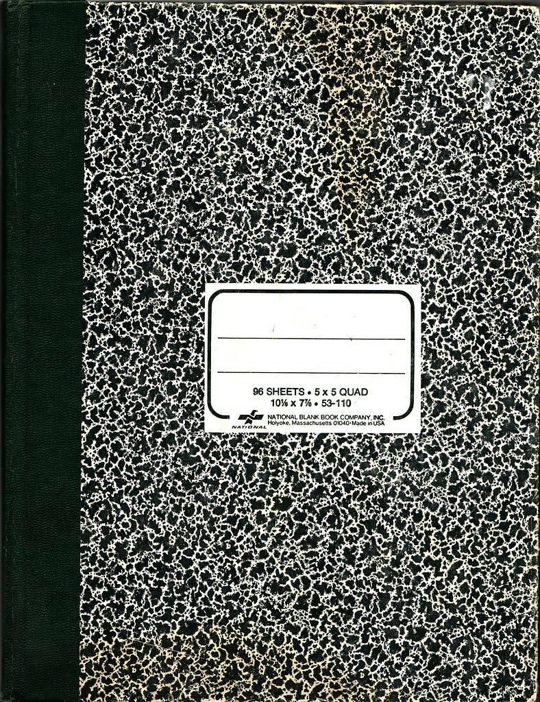 Composition Book | Marbled cover of a vintage composition no… | Flickr