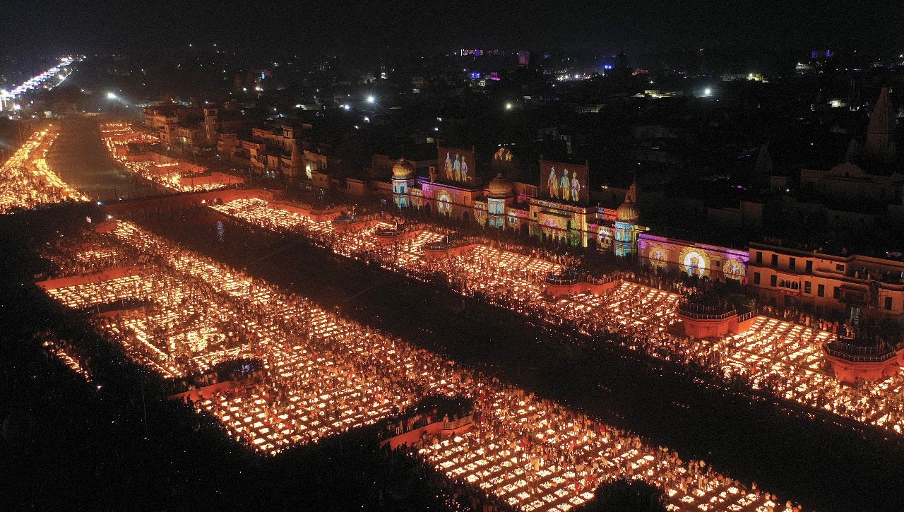 Ayodhya's Deepotsav this year creates World Records with 9 lakh diyas