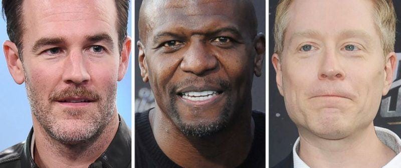 men victimized by other men in hollywood james van der beek terry crews