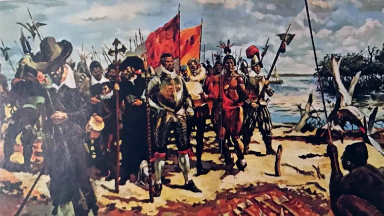 Cover: Chief Tequesta welcomed Pedro Menendez de Aviles in 1568.
