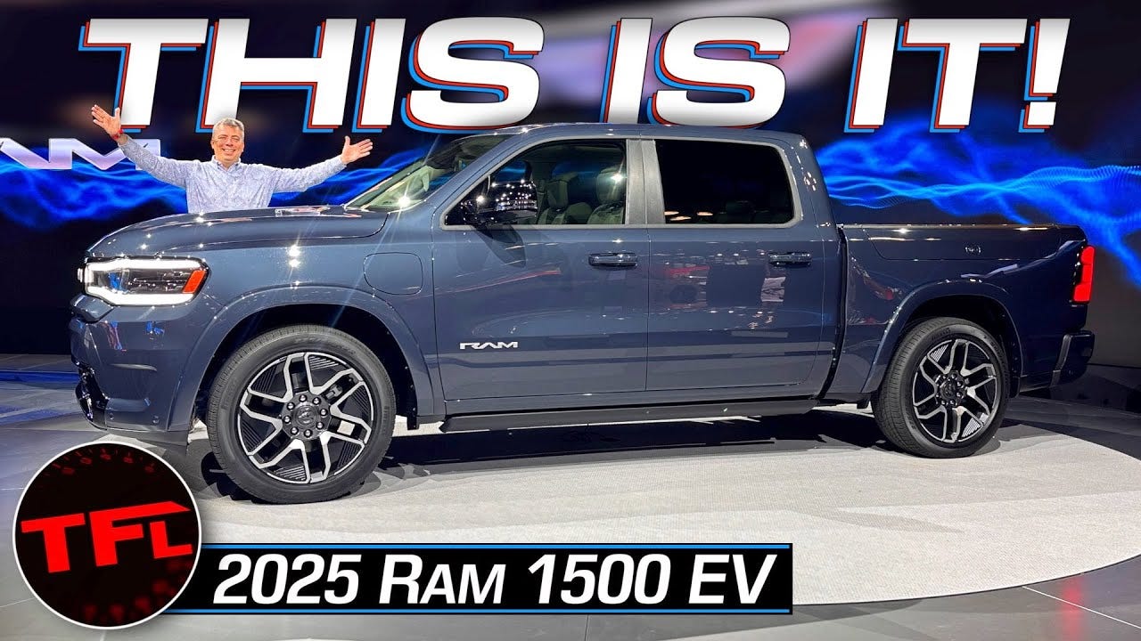 The All-New 2025 Ram 1500 EV Will Blow You Away with Its Towing, Payload,  and Driving Range! - YouTube