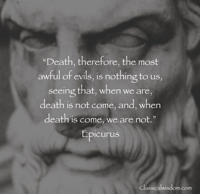 epicurus quote