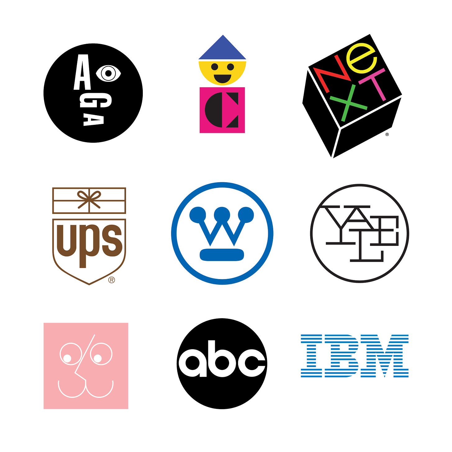 Logotypes designed by Paul Rand