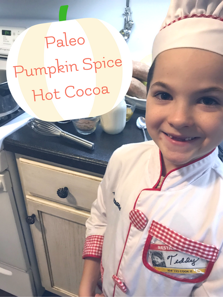 Paleo pumpkin spice hot cocoa for a Harry Potter Movie Night