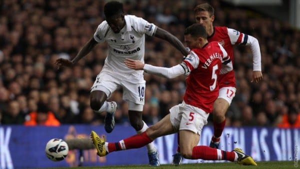 tottenham vs arsenal spurs premier league 2015 images