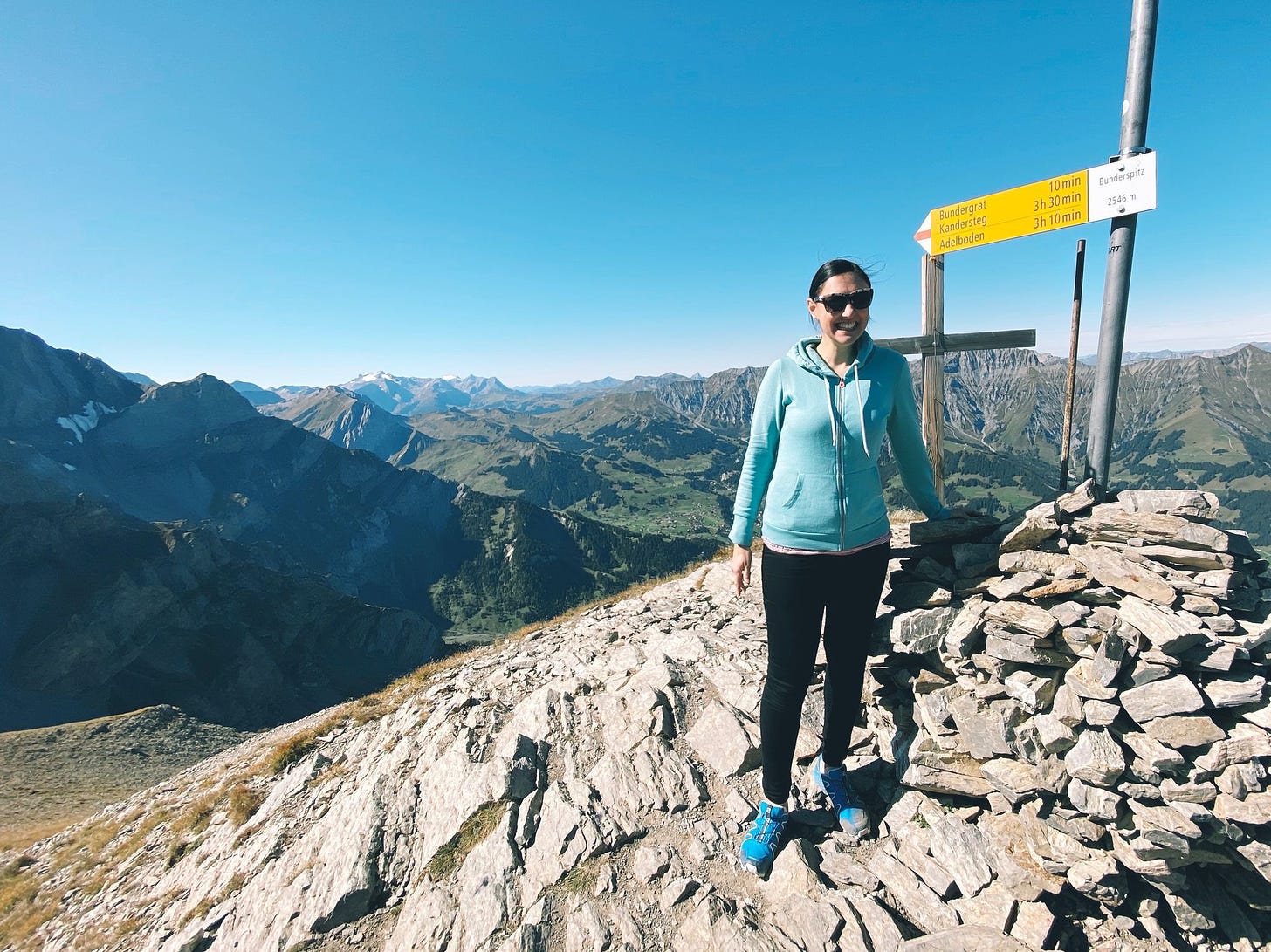 How to hike to the top of a Swiss mountain