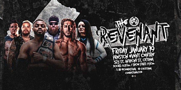 The Revenant Promo Graphic Featuring Wrestlers