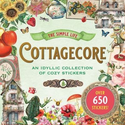 Cottagecore Sticker Book (Over 650 Stickers)