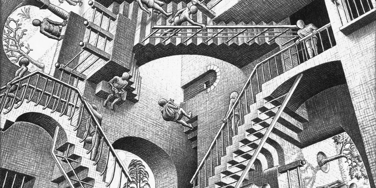 Métamorphose du monde - Maurits Cornelis Escher - Le vagabond des étoiles