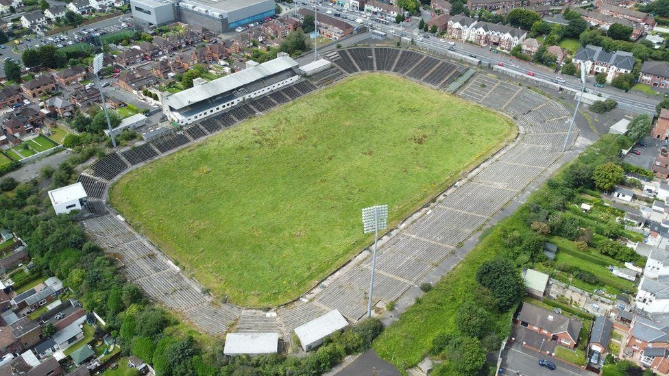 Casement Park: Questions over Belfast's readiness for Euro 2028. - BBC News