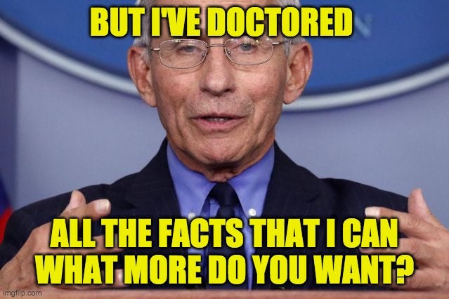 Fauci really does seem to have a favorite bias towards democrats - Imgflip