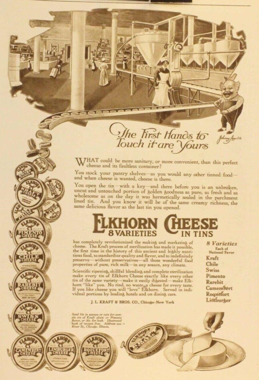 Elkhorn cheese advertisement