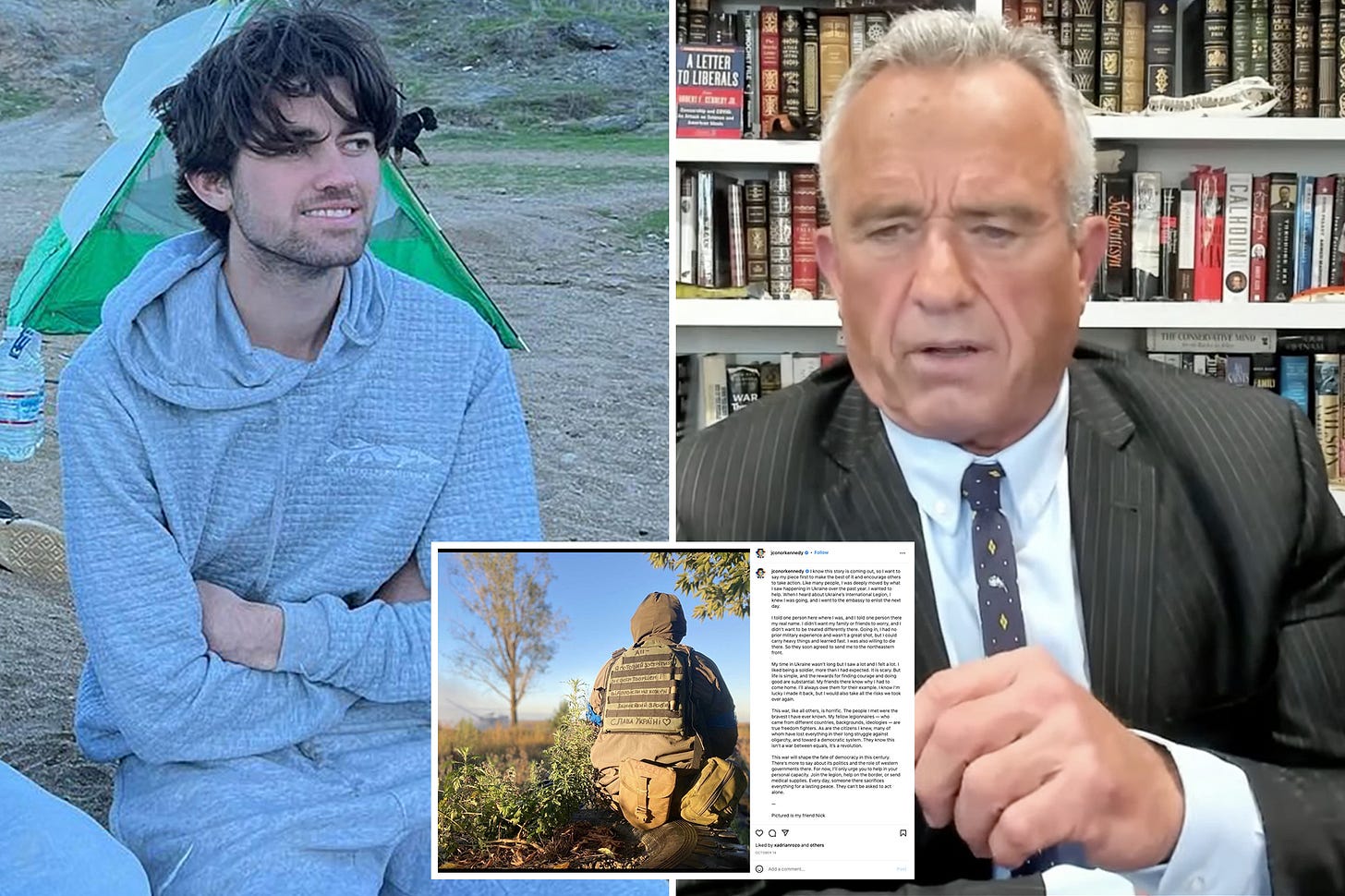 Robert F. Kennedy Jr. discusses son Conor's Ukraine military enlistment Robert F. Kennedy Jr. discusses son Conor's Ukraine military enlistment