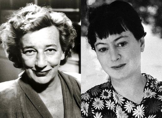 Lillian Hellman and Dorothy Parker