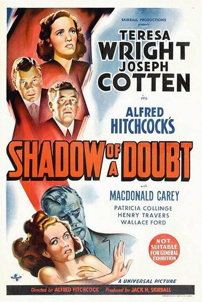 Shadow of a Doubt movie poster