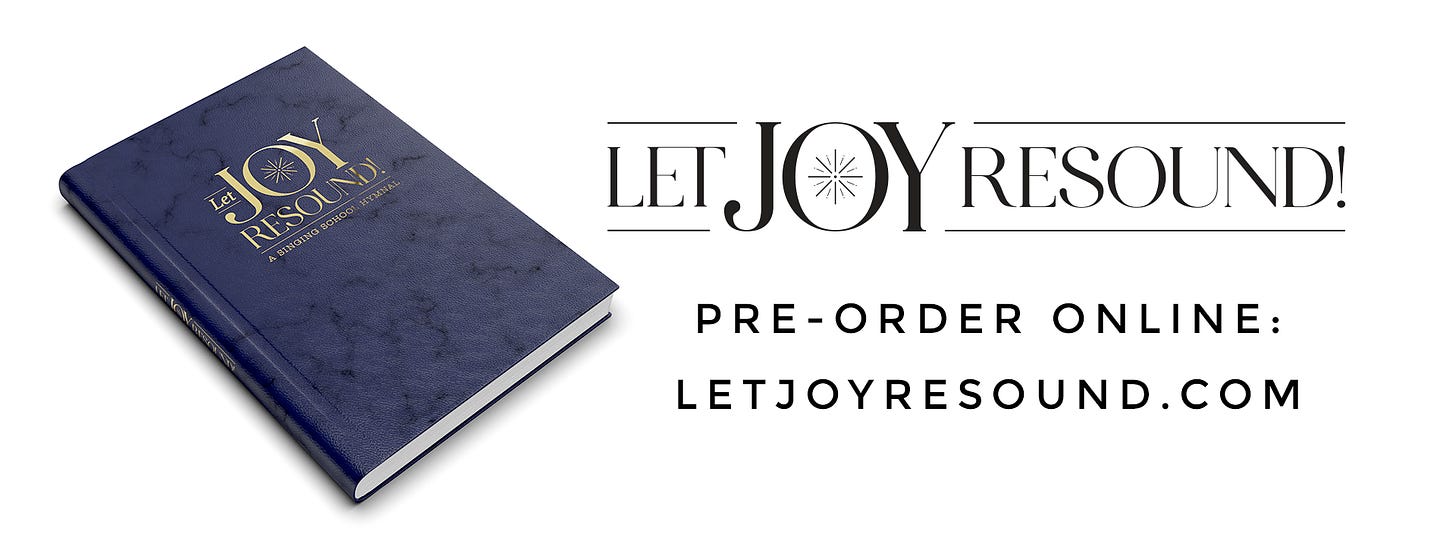 Let Joy Resound Mockup Ad