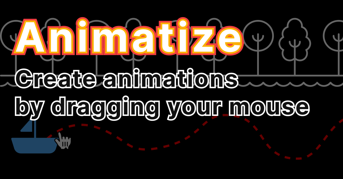Logo of Animatize, the web toy to make simple animations