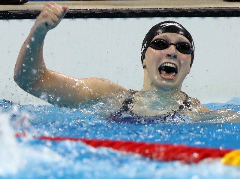 katie ledecky wins gold medal swimming rio olympics