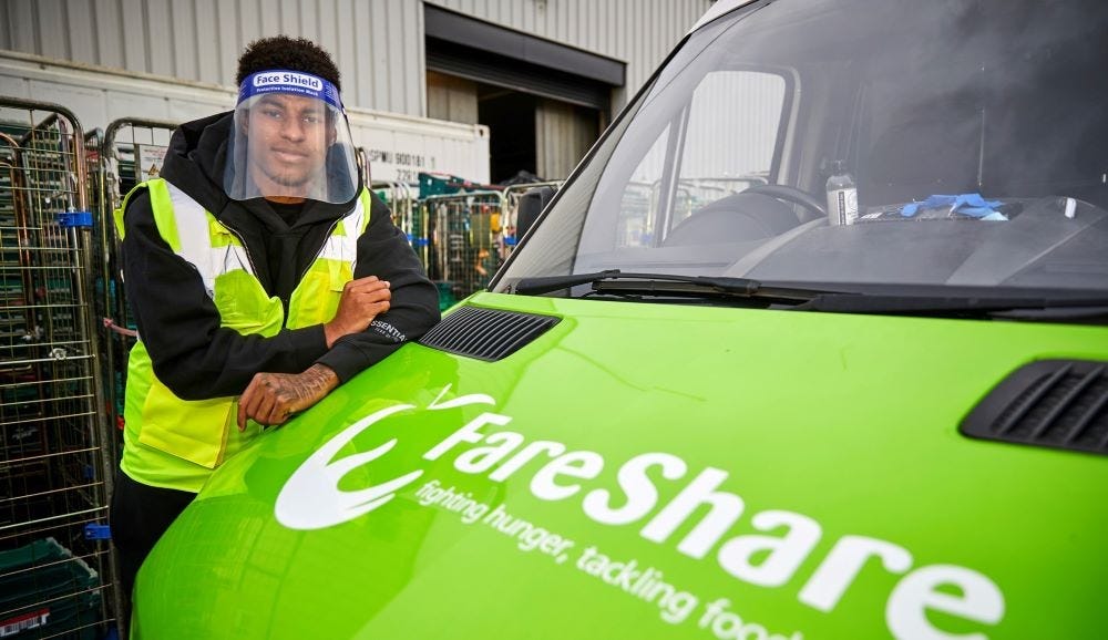 How Marcus Rashford's campaign to end child food poverty is opening new  doors for FareShare - SportsPro