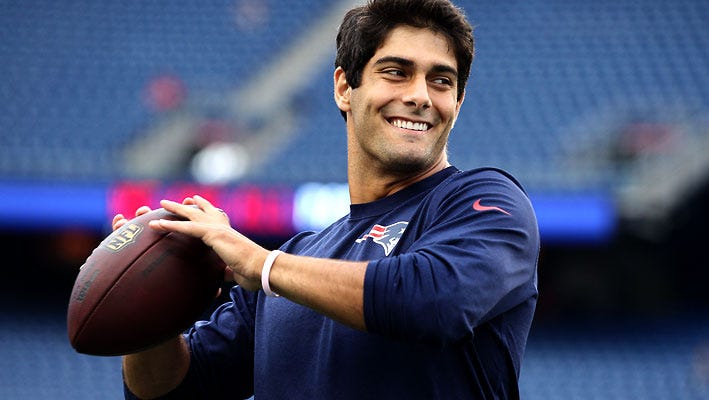 Jimmy Garoppolo nfl quarterback to watch 2017