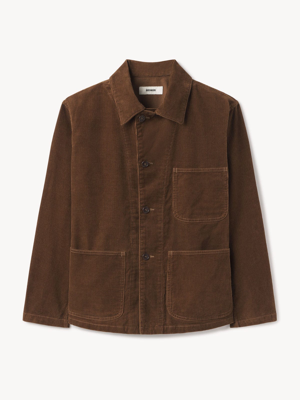 Golden Walnut Craftsman Corduroy Sportsman Jacket - Product Flat