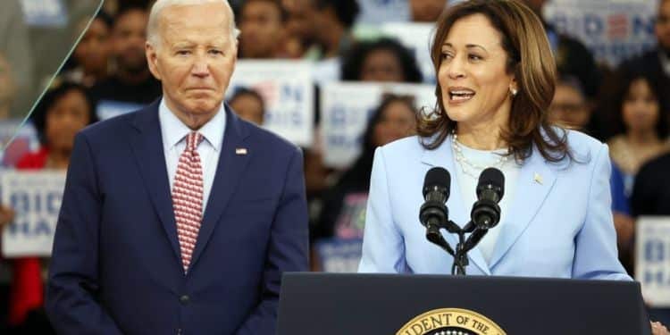 Kamala Harris Defends Biden Amid Calls to Quit Election Race