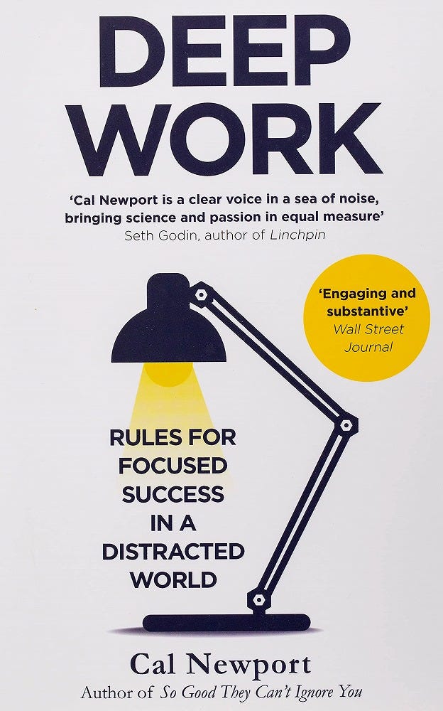 Books Kinokuniya: Deep Work : Rules for Focused Success in a Distracted  World -- Paperback / softback / Newport, Cal (9780349411903)