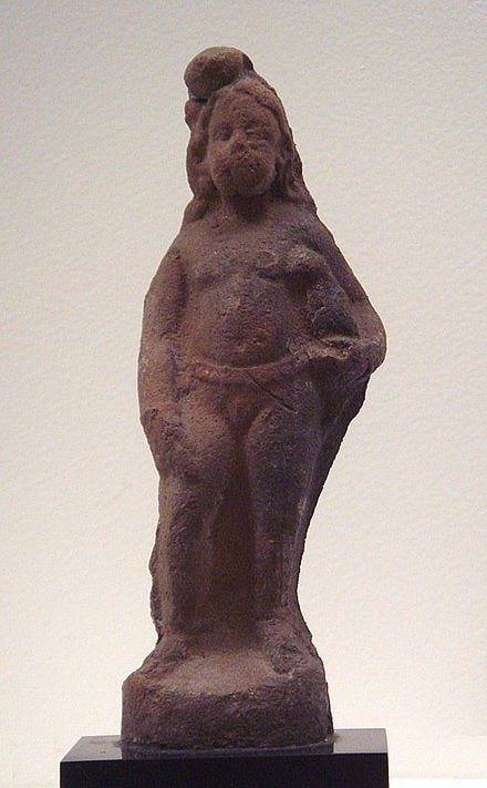 The site yielded a few idols, indicating ancient Tamils practiced Hinduism. 

H. D. Sankalia noted that Arikamedu was a rare find, even uncovering a Brahma statue—something not seen in northern India. Other Hindu deity idols were also discovered. 
