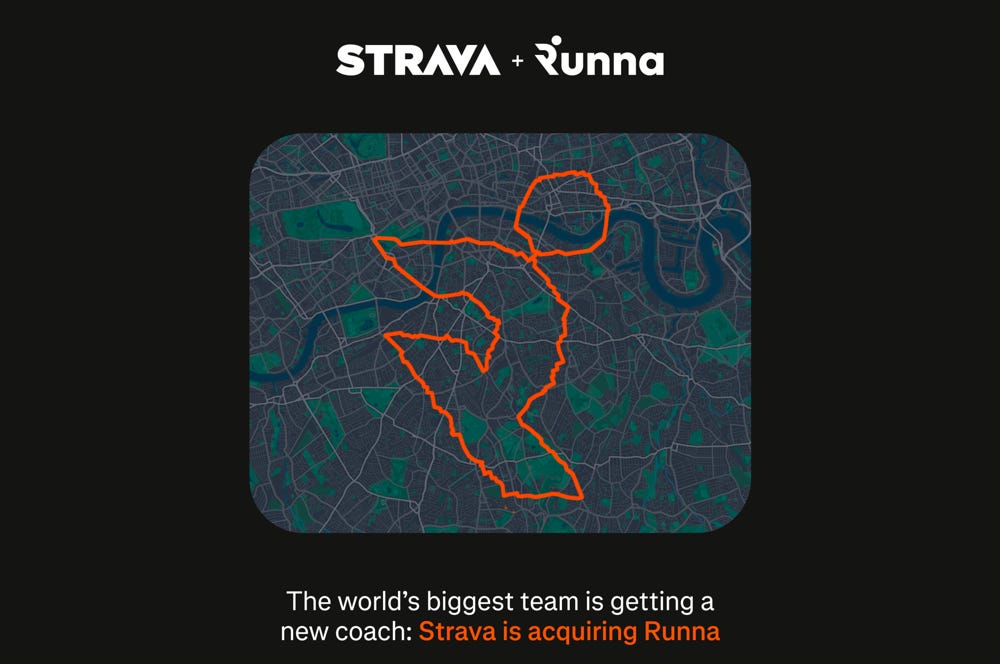 Runna acquisition by Strava