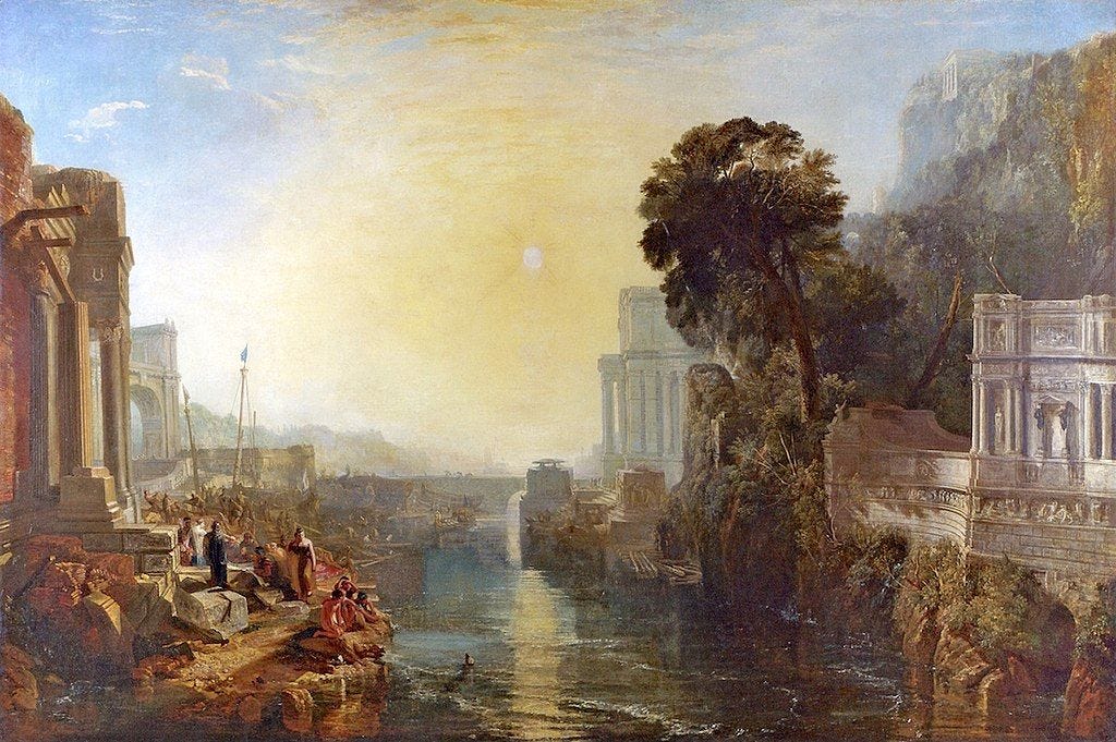 Dido Building Carthage aka The Rise of the Carthaginian Empire by J. M. W. Turner