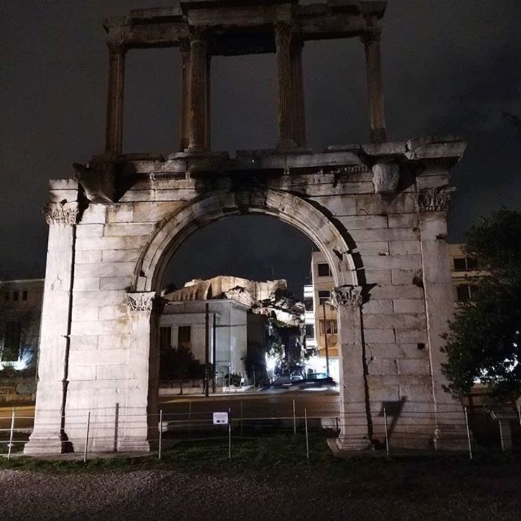 The Acropolis looms over everything in Athens