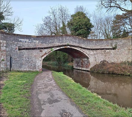 canal bridge at christleton chester