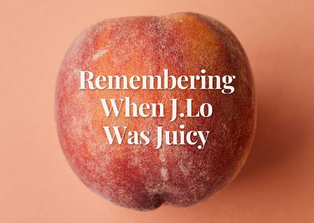 Remembering When J.Lo Was Juicy - Peach