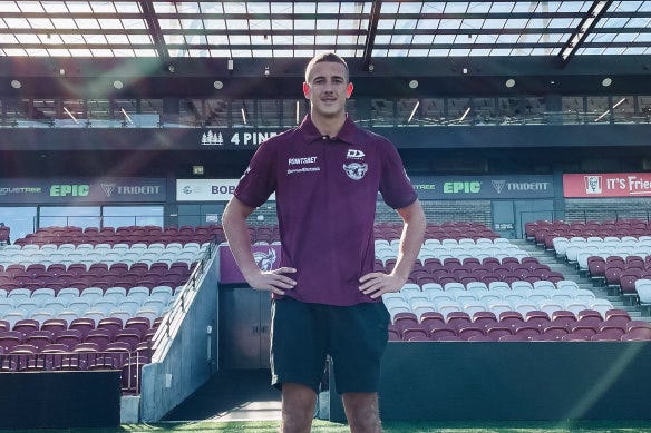 Manly Sea Eagles recruit Jake Arthur.