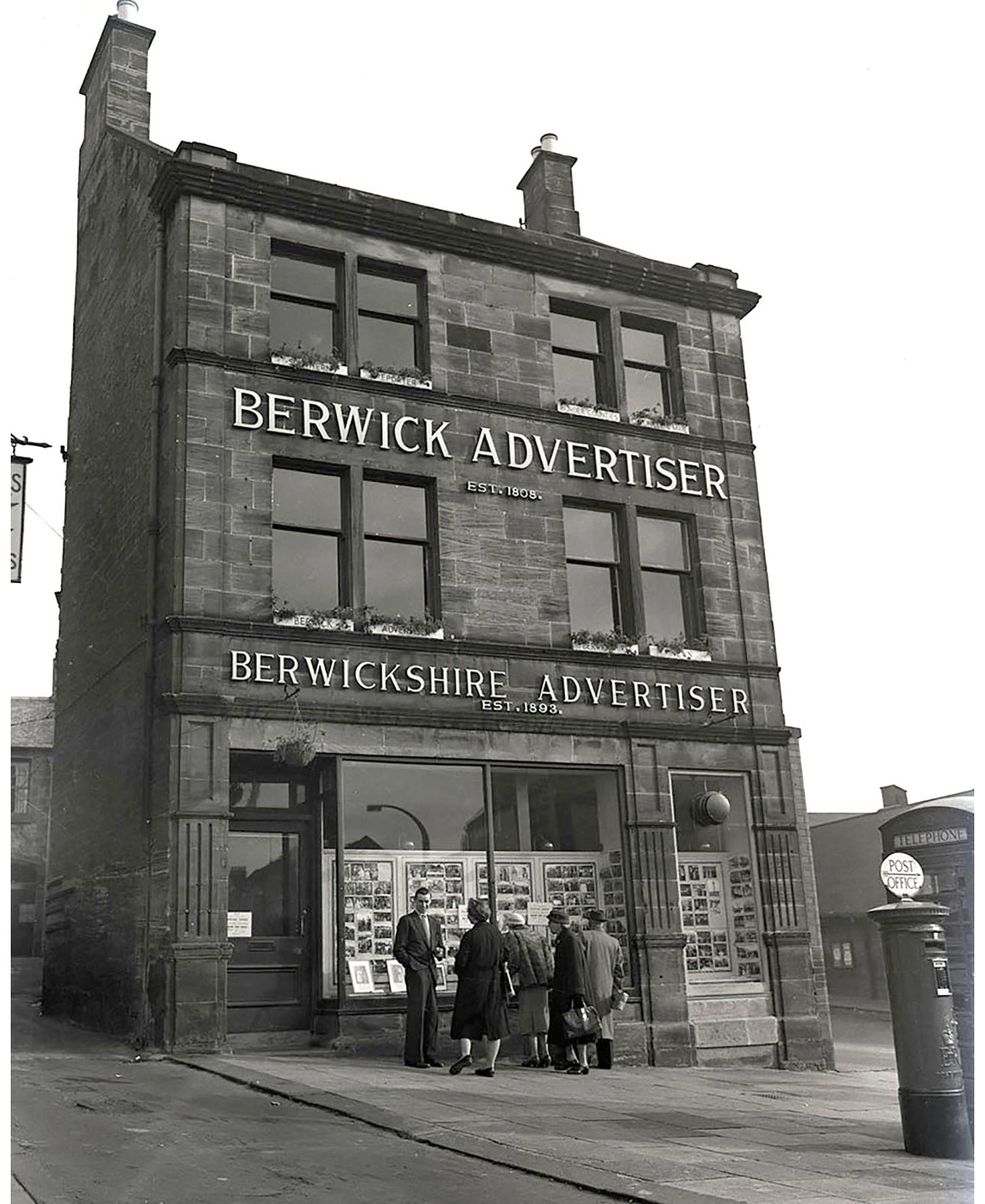berwick advertiser berwick-upon-tweed marygate