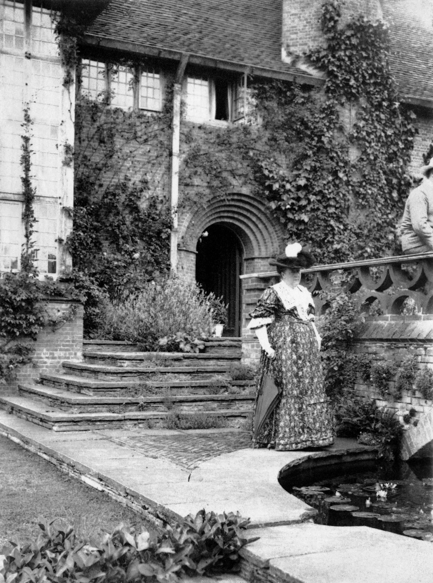 Gertrude Jekyll in 1901. She seemed to have been more comfortable behind the camera than in front of it!