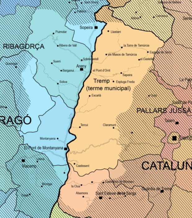 Distribució administrativa de la Clotada d’Areny o la Terreta. Imatge de Laia Rosàs Redondo.