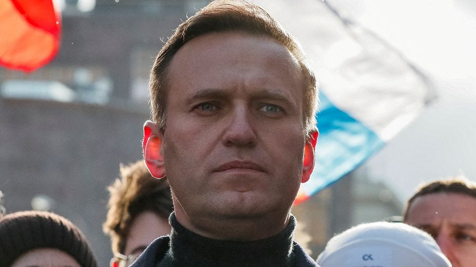 Alexei Navalny in Moscow in 2020