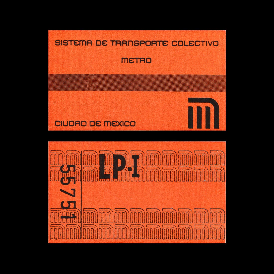 Pedro Ramírez Vázquez, Lance Wyman, Arturo Quiñones and Francisco Gallardo's logo and visual identity for Mexico City Metro. 
