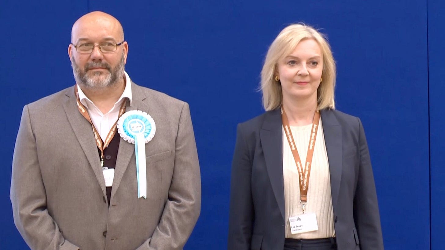 Watch: The moment Liz Truss lost her seat in South West Norfolk