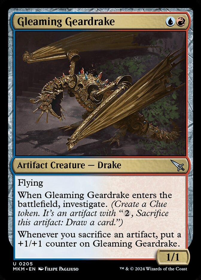 Gleaming Geardrake (Murders at Karlov Manor #205)