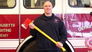 Avon firefighter Justin Powers