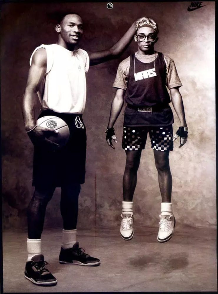 Michael Jordan & Spike Lee for the Air Jordan 3 Commercial 