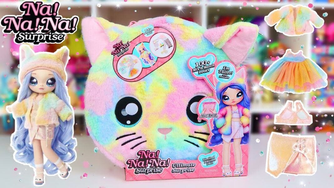 2020 hottest girls dolls toys holiday gift ideas na na na surprise rainbow kitty