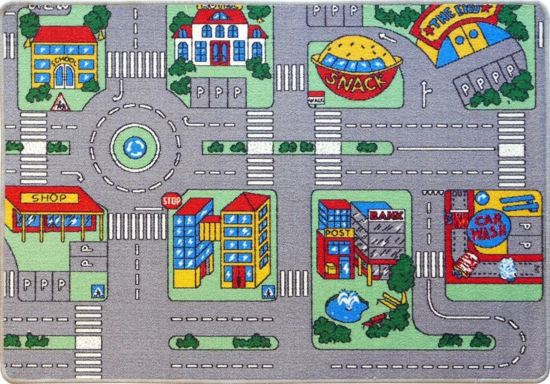 Traffic Plus Kids Playmat