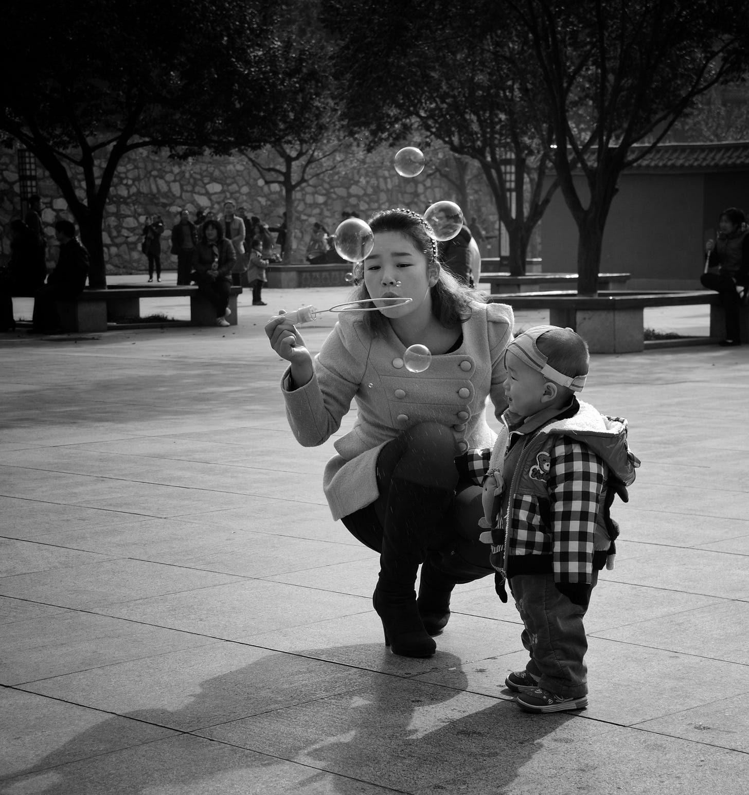 Mother and child, Xi'an.