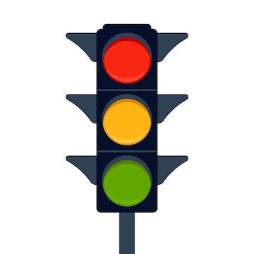 Premium Vector | Signal electric traffic light on road, stoplight.  direction, control, regulation transport and pedestrian. illustration