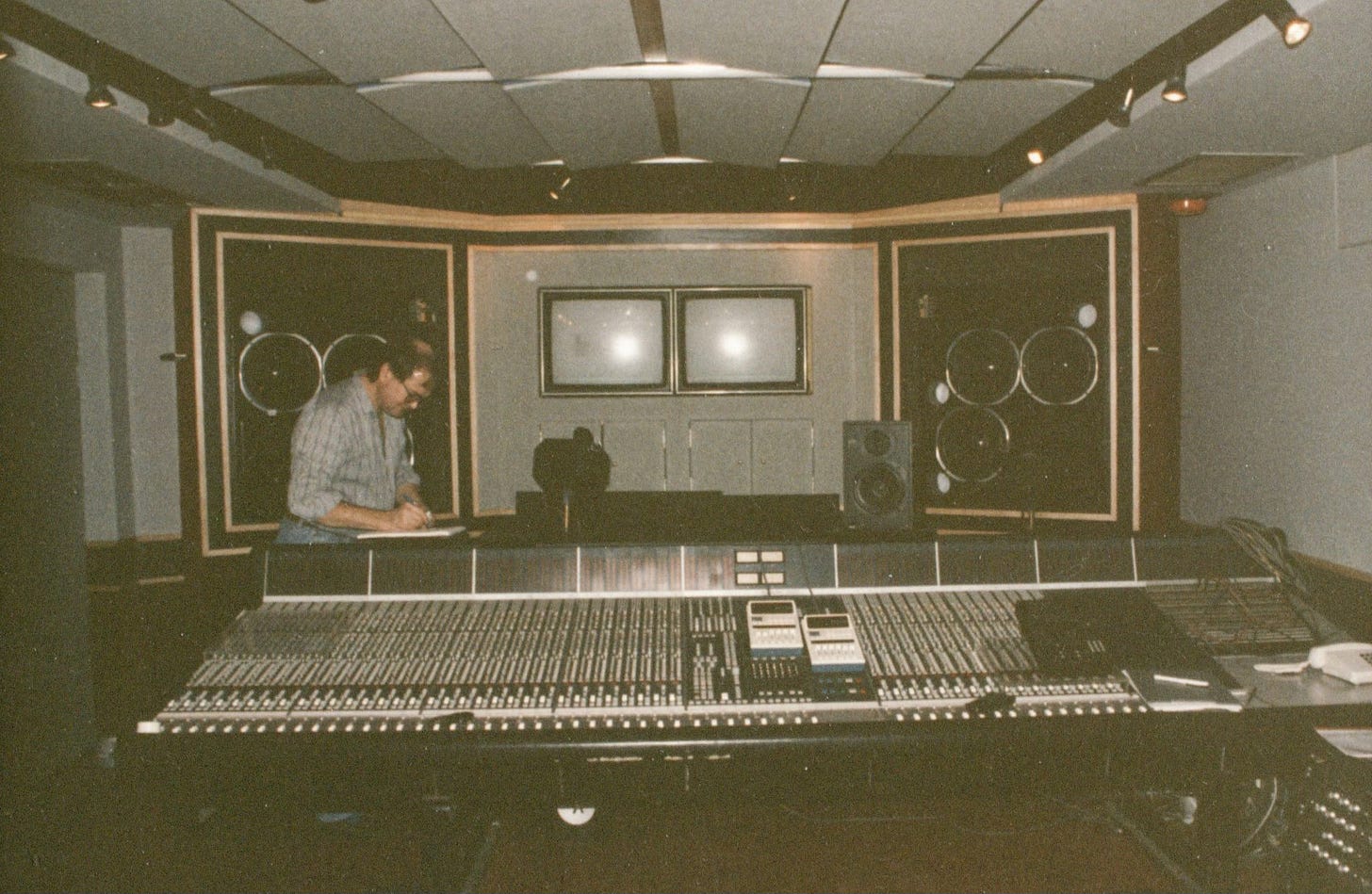 Abbey Road Studio 2 control room circa 1981