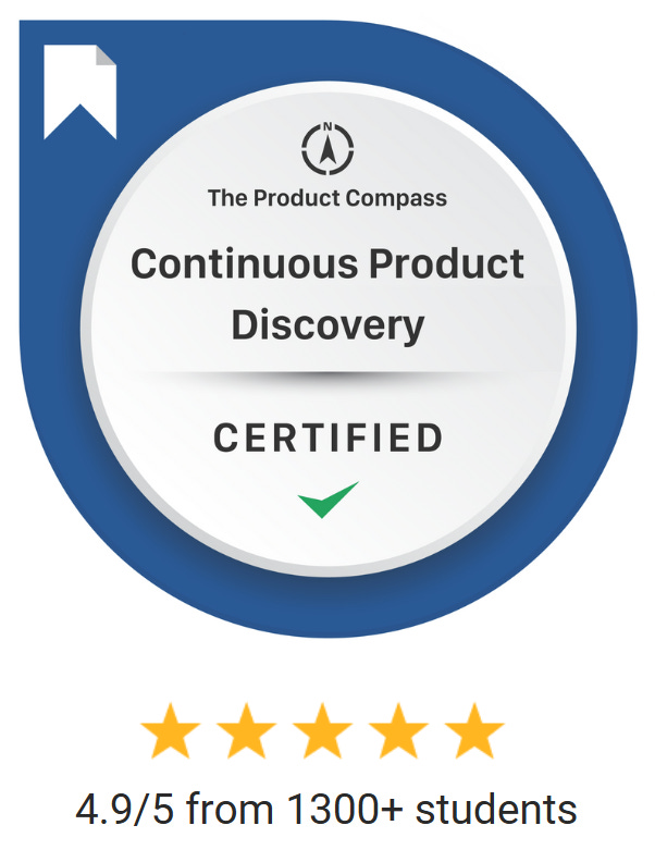 Continuous Product Discovery Certification Badge