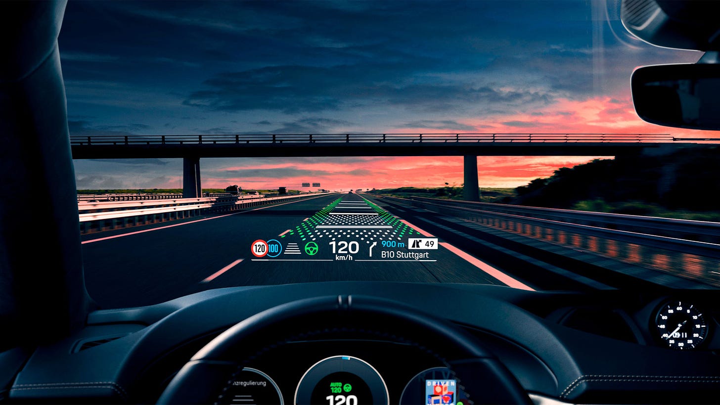 Porsche Macan Head-Up Display